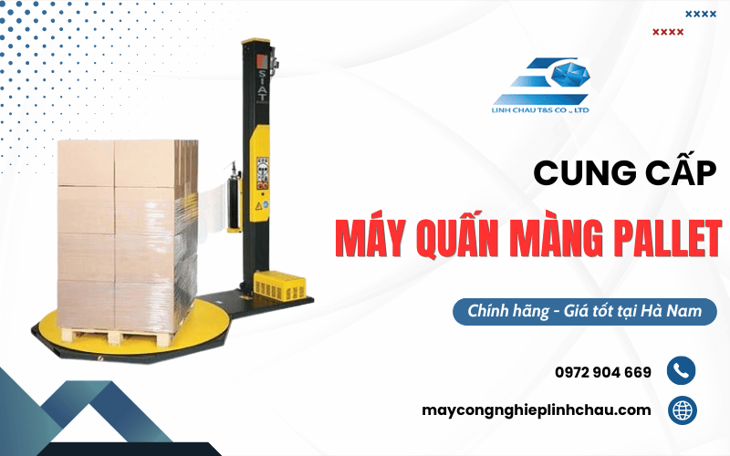 Máy quấn màng pallet