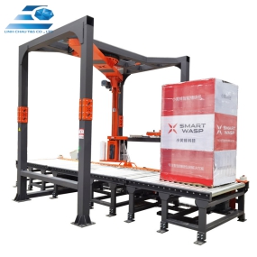 MÁY QUẤN MÀNG CO PALLET TAY QUAY TỰ ĐỘNG