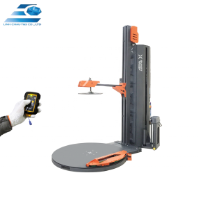 Máy quấn màng pallet hoàn toàn tự động, máy quấn màng co, máy quấn màng tự động đa chức năng
