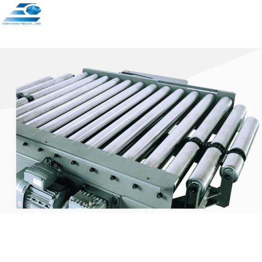 MÁY QUẤN MÀNG PALLET BÀN XOAY TỰ ĐỘNG TRÊN BĂNG TẢI 