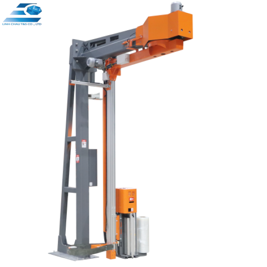 MÁY QUẤN MÀNG PALLET CÁNH TAY QUAY